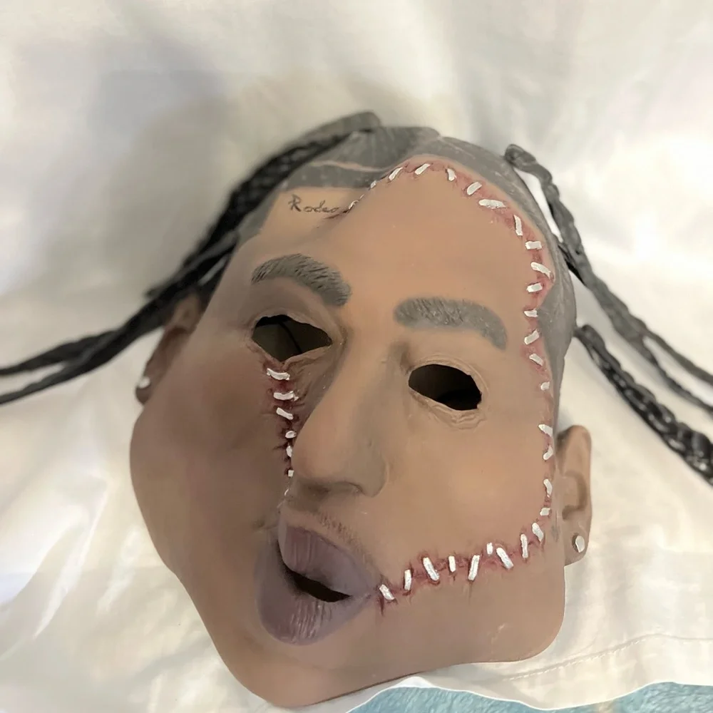 Travis Scott Tan and Black Mask